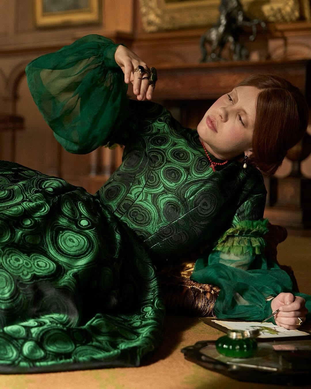 green dress costume Rococo Dress Green 18th Century dress Court Gown princess dress women –  Mermaidcosplay main image 1